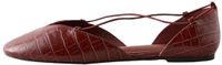 Next - Dames - Forever Comfort® tweedelige Ghillie ballerina's - Bruin