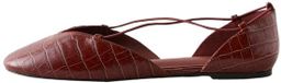 Next - Dames - Forever Comfort® tweedelige Ghillie ballerina's - Bruin