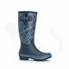 Rouchette Dameslaarzen Kilt Wellies Tall Blauw Geruit Synthetisch/Textiel Maat 38