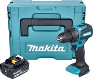 Makita DDF 490 G1J accuboormachine 18 V 65 Nm 1/2" borstelloos + 1x accu 6.0 Ah + Makpac - zonder lader