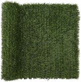 vidaXL Kunststof Omheining Lichtgroen 1 x 4 m PVC en Staal