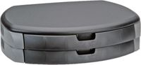 Roline ergonomische monitor standaard/verhoger met lades / zwart/zilver