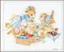 Lanarte Borduurpakket - Picknick met Vera - 49 x 39cm