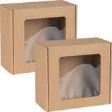 Vierkante Mode Doos met Venster, Geschenkdoos 20x20x10 cm
