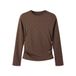 NAME IT KIDS sportshirt met lange mouwen - donkerbruin