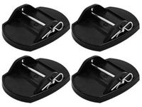 DOMETIC, Reimo Steunplaten voor uitdraaisteunen rond – set van 4 stuks