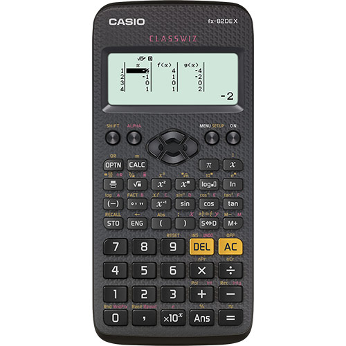 Casio FX-82DE X Scientific Calculator - Black