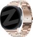 Bandz Bracelet en acier 'Classic' - Bracelet en Inox de haute qualité adapté pour Samsung Galaxy Watch 9 (40/44mm) / Watch 8 (40/44mm) / 8 Classic (46mm) - incluant kit de raccourcissement (or rose)