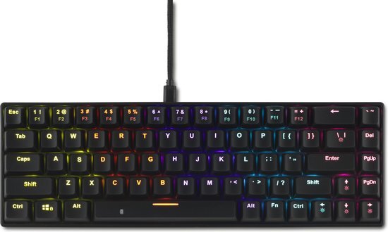 Spartan Gear Pegasus Wired & Wireless 68 keys Mechanical Gaming Keyboard (color Black)