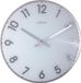 NeXtime Wandklok 43 cm Glas Wit 'Reflect'