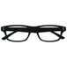 UV Reader Mat Zwart Leesbril Mannen Vrouwen Scharnieren Met Veer UVR033BLK +3,50