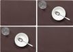 Wicotex luxe Sets van 6 placemats - effen - bruin - 43 x 30 cm