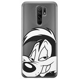 ERT GROUP mobiel telefoonhoesje voor Xiaomi REDMI 9 origineel en officieel erkend Looney Tunes patroon Pepe Le Pew 001 optimaal aangepast aan de vorm van de mobiele telefoon, gedeeltelijk bedrukt