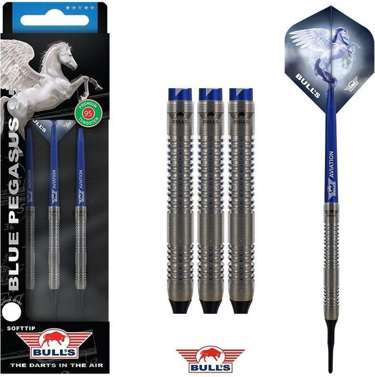 Bulls Blue Pegasus B 95% Soft Tip - 20 Gram