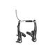 Tektro Remset V-brake M837AL + Remblok 836.12 Zwart Aluminium