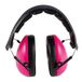 Stylex 42301 - Gehoorbescherming SX-4230 stil leren in roze, variabel verstelbaar, opvouwbaar, gevoerde hoofdband, hoofdtelefoon voor kinderen vanaf 6 jaar, ideaal bij het leren en voor school, concerten en stadion