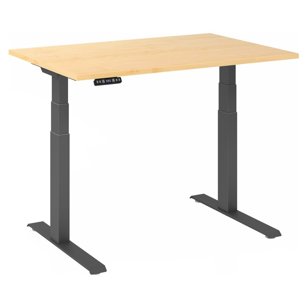 hjh OFFICE PRO Bureau | In Hoogte Verstelbaar | 120x80 | Xdkb 12 G