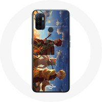 Maniacase Hoesje voor Oppo A53 Tanjiro Inosuke en Zenitsu Demon Slayer Kimetsu no Yaiba Anime Manga