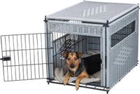 Trixie Hondenbench Homekennel Polyrotan Lichtgrijs 58x77x60 CM
