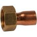 Hecapo Réduite Copper Socket With Weld Nut - 2 Pieces - F 3/4' - Diameter 20 Mm