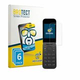 BROTECT - Screenprotector voor HMD 2660 Flip 4G - Folie Beschermfolie transparant 6 Stuks