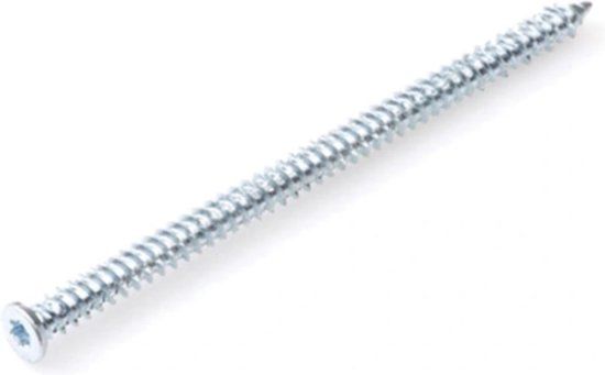 Hoenderdaal Fasteners Hoenderdaal Kozijnschroef 7.5x62 Verzinkt PK TX-30 (100)