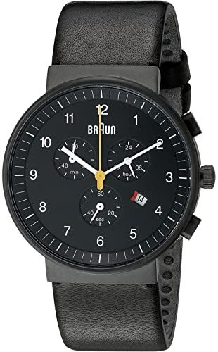 Braun BN0035WHBKG Heren Polshorloge - Zwart