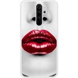 Redmi Bedrukt siliconen hoesje compatibel met Redmi Note 8 Pro Lèvres Rouges