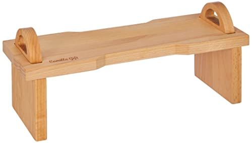 Fackelmann Camilla Snijplank/dienblad van beukenhout met afneembare poten