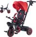 Latios Tricycle enfant - Tricycle à pousser et draisienne - Âge 1-5 ans - Rouge/Noir