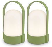 B.K.Licht Asa - Set van 2 Oplaadbare Tafellampen