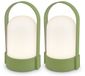 B.K.Licht Asa - Set van 2 Oplaadbare Tafellampen