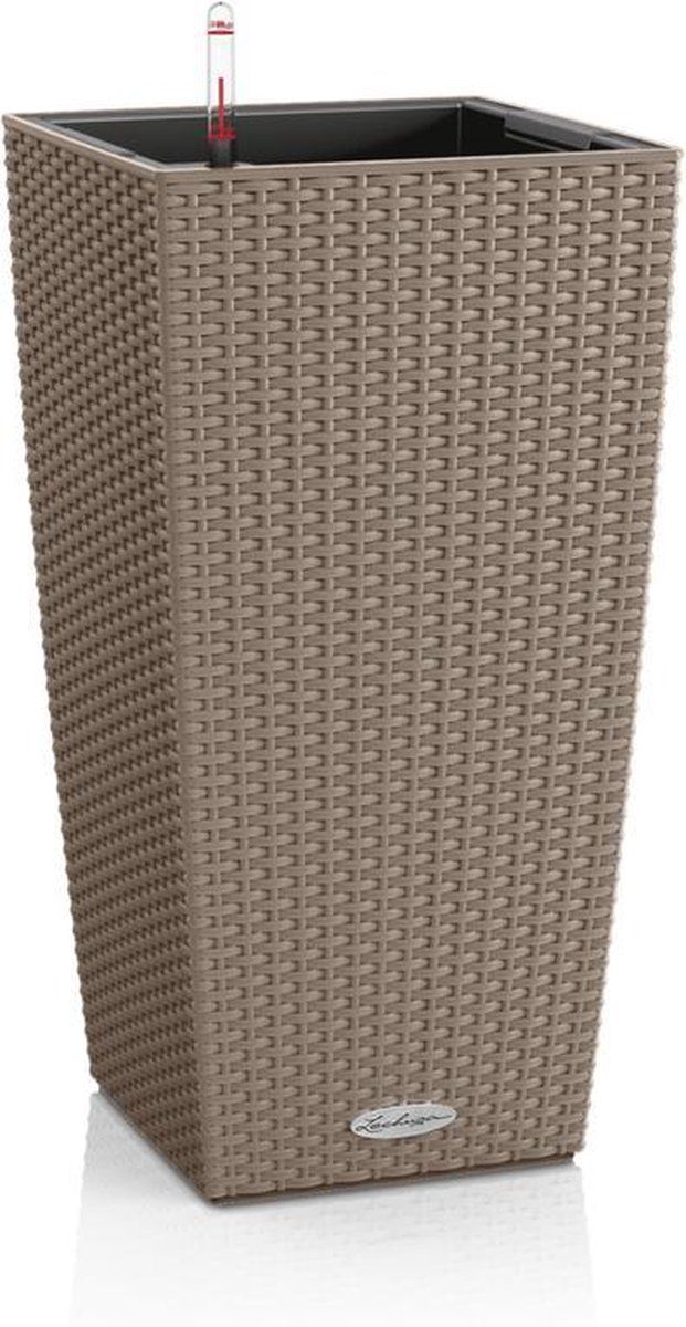 Lechuza - plantenbak Cubico Cottage 40 zandbruin ALL-IN-ONE set