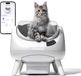 Catlink Ouvert X Litière autonettoyante Chat Blanc Sans fil Avec filtre