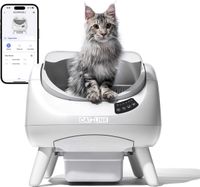 Catlink Ouvert X Litière autonettoyante Chat Blanc Sans fil Avec filtre