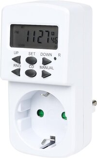 Benson Digitale tijdklok - wit - 230V - binnen - aan/uit- en aftelfunctie