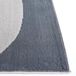Safavieh Bohemian Indoor Hand Tufted Abstract Collection, ABT340, in Ivory / Charcoal, 60 X 91 cm