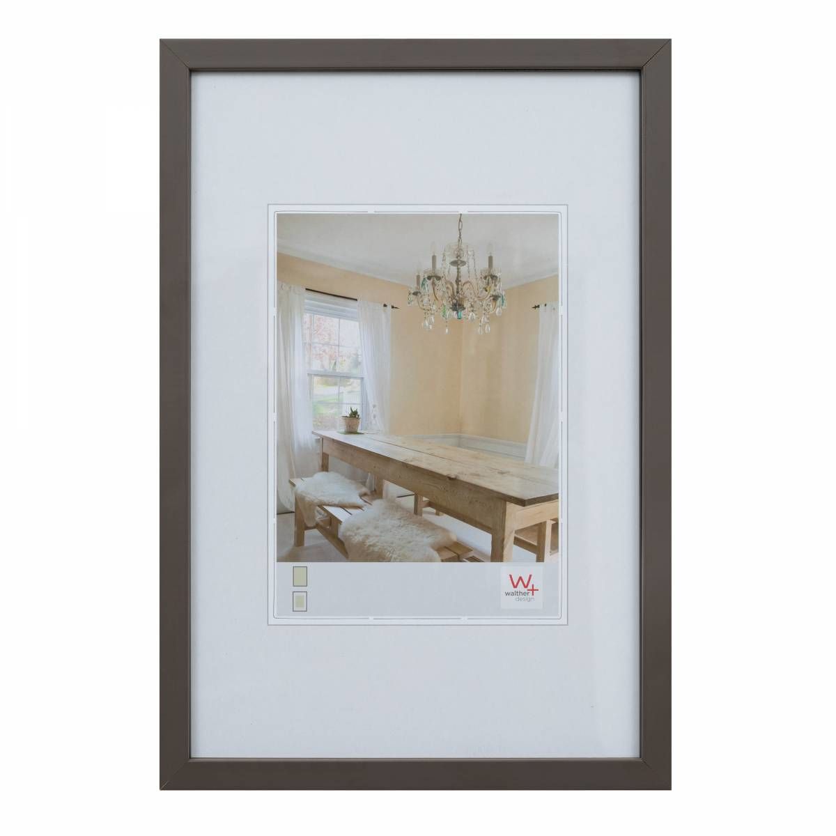 Walther Design BP520D Fotolijst - Enkele fotolijst - Grijs - 10 x 15 cm - Hout