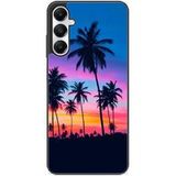 Samsung Galaxy A05S Palmiers colores verstevigd hoesje met sublimatie bedrukking