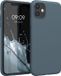 kwmobile telefoonhoesje geschikt voor Apple iPhone 11 - Back Cover in Leisteen