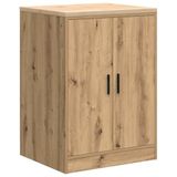 vidaXL Garagekast 60x51x85 cm Massief Grenenhout Artisan Eikenkleurig