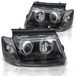 VW Passat 3B (B5) 96-00 Phares LED Angel Eyes chromés