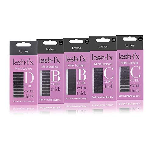 Lash FX 0,20 x 9 mm Mink C Krul Lassen
