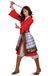Disguise Dames Mulan Hero Dress Deluxe kostuums in volwassen maat (1 stuk), Rood/uitstapje, effen (Getaway Solids), 8-10