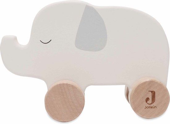 Jollein houten olifant op wielen - Jungle Jambo