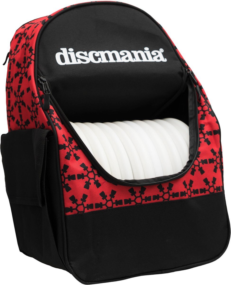 Discmania Discgolf Rugtas - Fanatic Go - Disc Golf sporttas - rood