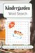 Kindergarden Kindergarden Word Search Puzzle Book