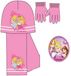 Disney Princess Set 3 pièces - Bonnet + Écharpe + Gants - Rose - Taille 52 cm (2-5 ans)