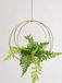 RISEON Boho gouden metalen plantenhanger