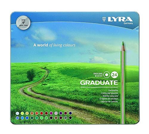 Thomson GRADUATE COL PENCILS 24 METAL BOX - Multi
